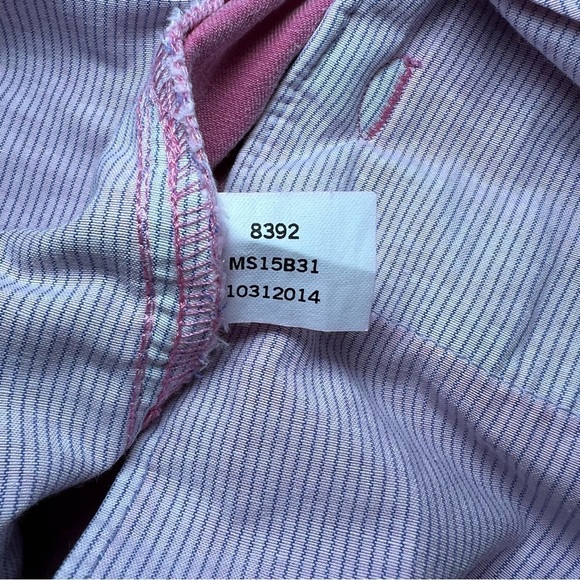 Peter Millar Pink Chino 100% Genuine Pima Cotton Shorts Men’s Size 36 - Picture 4 of 5